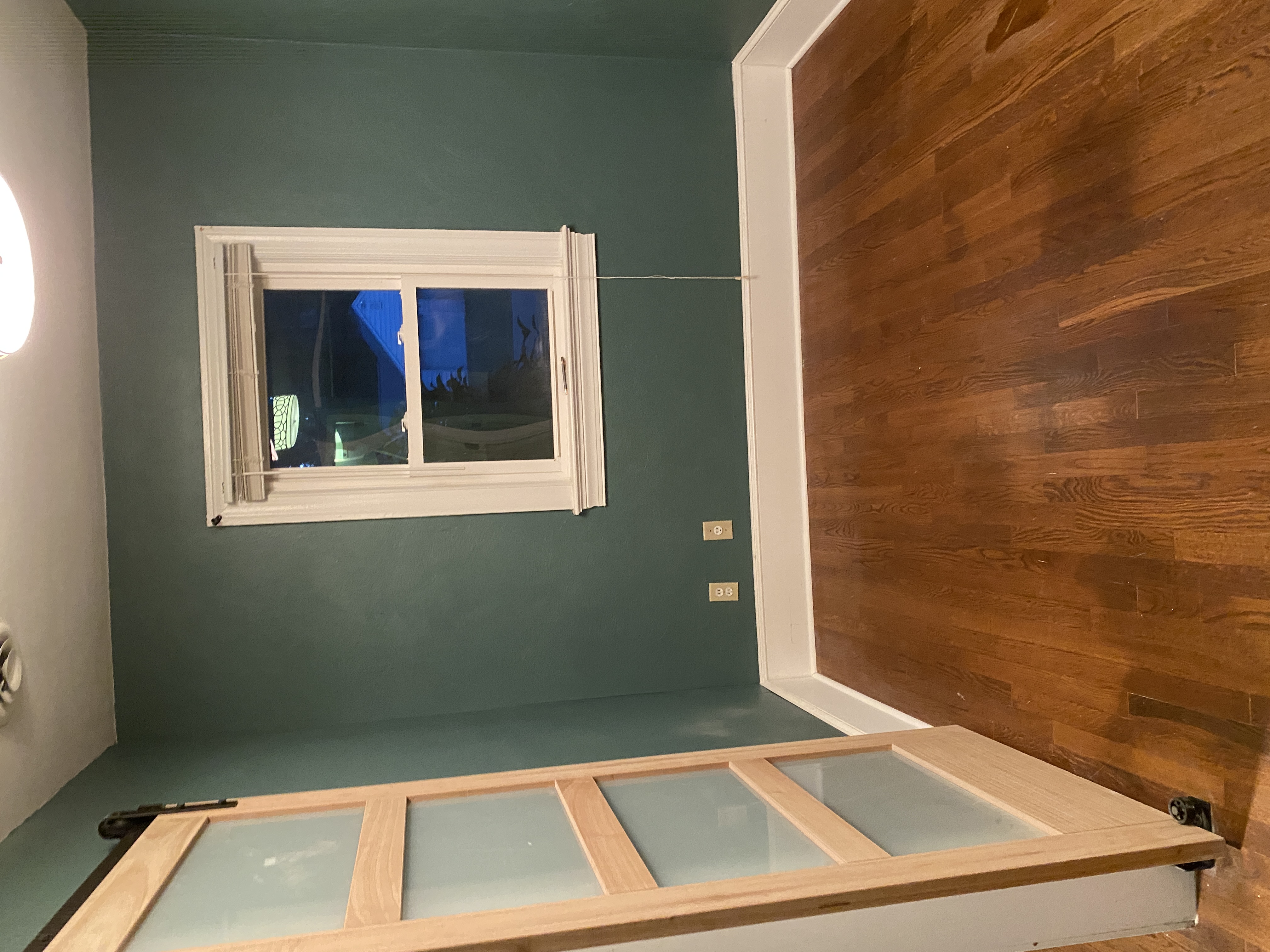 Accessible bathroom — bidet toilet and walk‑in tub with tile surround