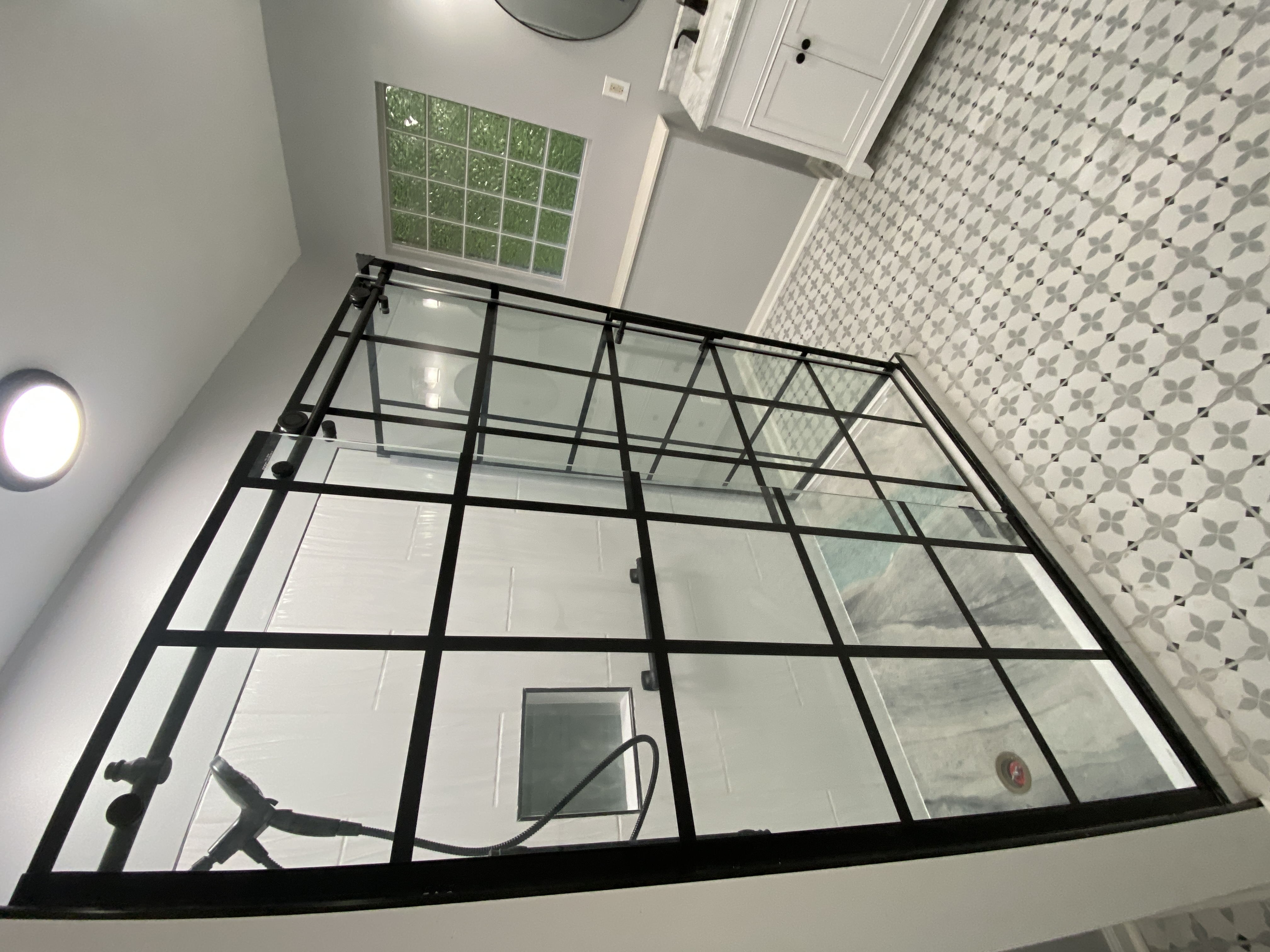 Decking installation progress — large outdoor deck